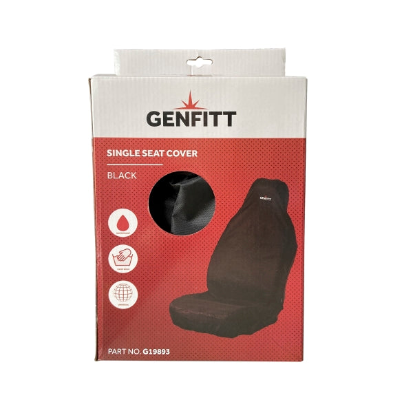 Seat Cover Single Genfitt Black