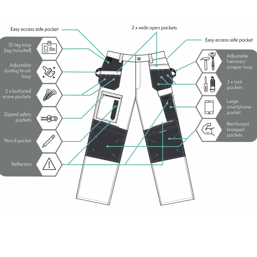 S-TEX PAINTER'S TROUSERS
