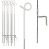 STRAINRITE 7MM GOLDFOOT PIGTAIL POSTS (10)